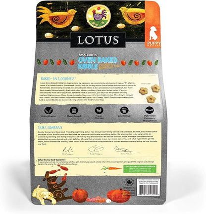 Lotus Small Bite Dry Puppy Food, 5 Lb.