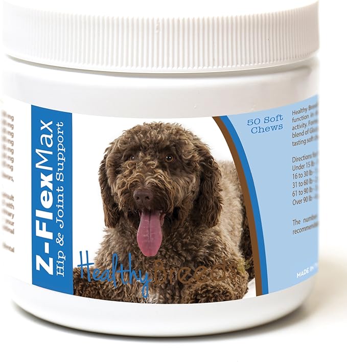 Healthy Breeds Spanish Water Dog Z-Flex Max Hip and Joint Soft Chews 50 Count