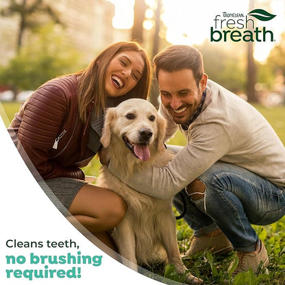 TropiClean Clean Teeth Gel for Dogs | Dog Dental Care | Dog Toothpaste | Breath Freshener | Easy Teeth Cleaning | Made in the USA | 4 oz.