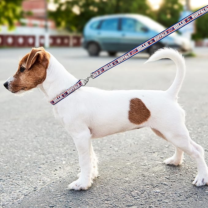 NFL PET Leash Buffalo Bills Dog Leash, Small Football Team Leash for Dogs & Cats. A Shiny & Colorful Cat Leash & Dog Leash Licensed by The NFL