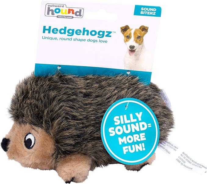 Outward Hound Hedgehogz Plush Dog Toy, Small