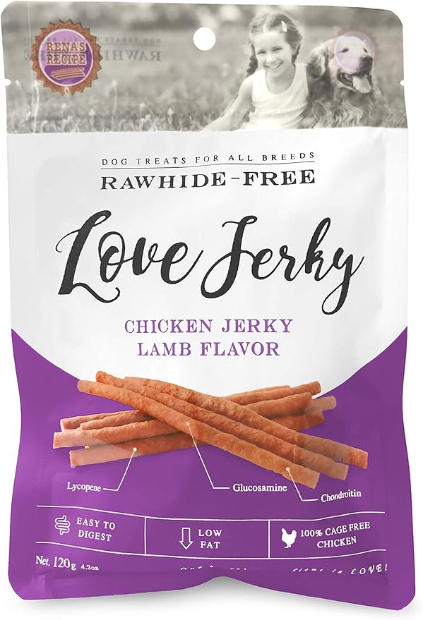 Rena's Recipe Love Jerky Chicken Jerky (Lamb Flavor)