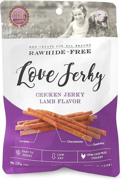 Rena's Recipe Love Jerky Chicken Jerky (Lamb Flavor)