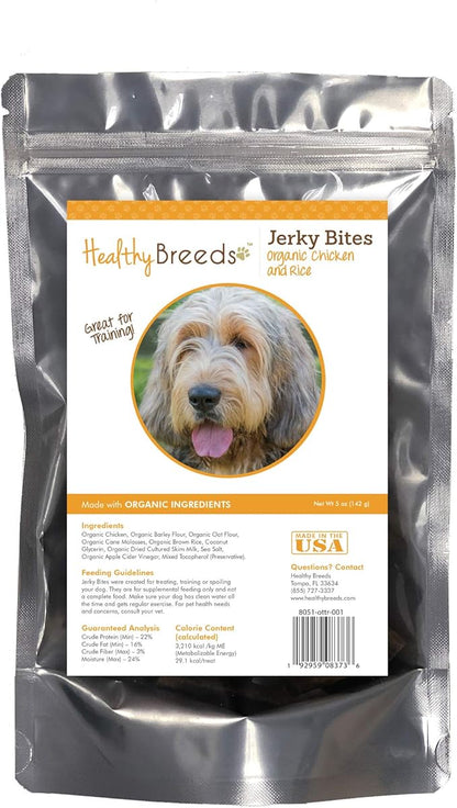 Healthy Breeds Otterhound Jerky Bites Chicken & Rice Recipe Dog Treats 5 oz