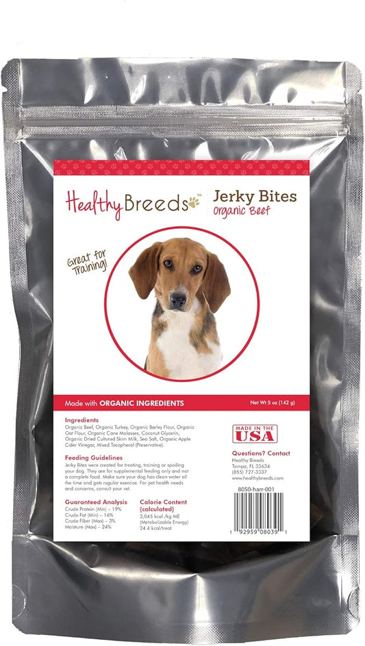 Healthy Breeds Harrier Jerky Bites Beef Recipe Dog Treats 5 oz