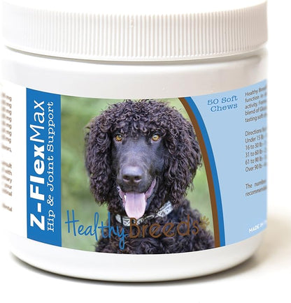 Healthy Breeds Irish Water Spaniel Z-Flex Max Hip and Joint Soft Chews 50 Count