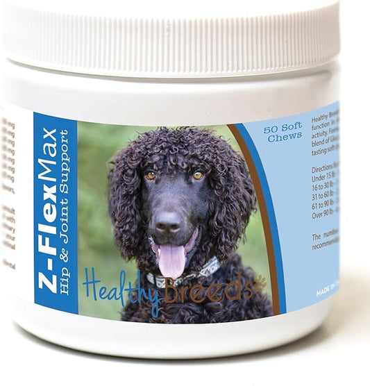 Healthy Breeds Irish Water Spaniel Z-Flex Max Hip and Joint Soft Chews 50 Count