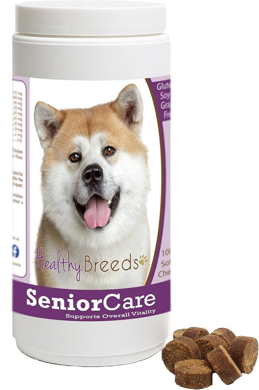 Healthy Breeds Akita Senior Dog Care Soft Chews 100 Count