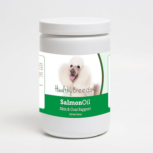 Healthy Breeds Poodle Salmon Oil Soft Chews 120 Count
