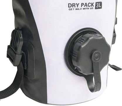 Dog Helios 'Grazer' Waterproof Outdoor Travel Dry Food Dispenser Bag, 3L, Orange