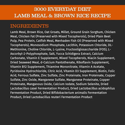 Blackwood Dog Food Made in USA Slow Cooked Dry Dog Food [Natural Dog Food For All Breeds and Sizes], Lamb Meal & Brown Rice Recipe, Resealable Bag To Preserve Freshness 30 Pound (Pack of 1)