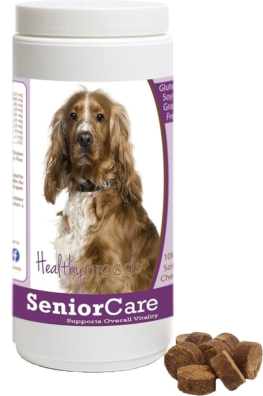 Healthy Breeds English Cocker Spaniel Senior Dog Care Soft Chews 100 Count
