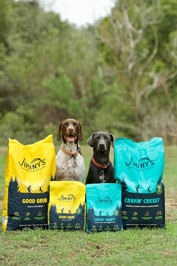 Jiminy's Good Grub Dry Dog Food, Hypoallergenic, Sensitive Stomach, 24lb Bag (Pack of 1)