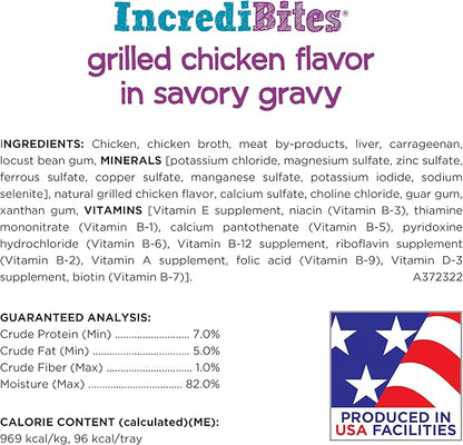 Beneful IncrediBites Grilled Chicken Flavor and Filet Mignon Flavor Wet Food for Small Dogs Variety Pack - 3.5 Ounce (Pack of 12)
