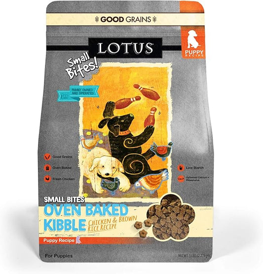 Lotus Small Bite Dry Puppy Food, 5 Lb.