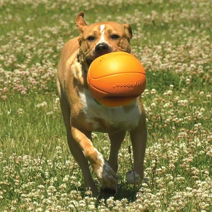 Nylabone Power Play Basketball B-Ball Gripz Fetch Toy, Squeaky Ball Chew Toy for Dogs, Medium (1 Count)