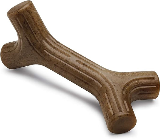 Benebone Bacon Stick Durable Dog Chew Toy for Aggressive Chewers, Real Bacon, Made in USA, Large