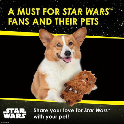 Star Wars for Pets Plush Chewbacca Figure Dog Toy | Soft Star Wars Squeaky Dog Toy | Large | Adorable Toys for All Dogs, Official Dog Toy Product of Star Wars for Pets