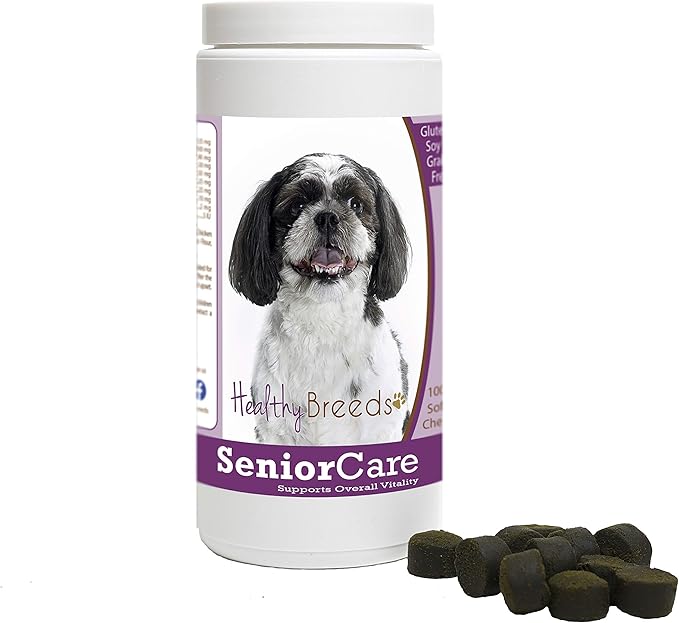 Healthy Breeds Shih-Poo Senior Dog Care Soft Chews 100 Count