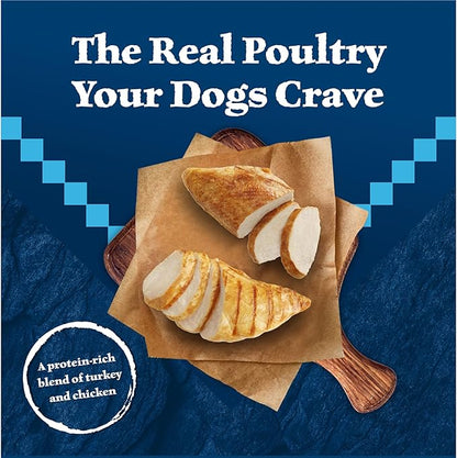 Blue Buffalo Wilderness High Protein, Natural Puppy Wet Dog Food, Turkey & Chicken Grill 12.5-oz cans (Pack of 12)