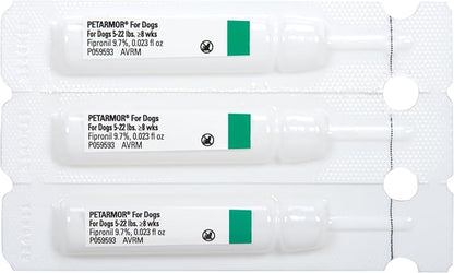 PetArmor for Dogs, Flea and Tick Treatment for Small Dogs (5-22 Pounds), Includes 3 Month Supply of Topical Flea Treatments