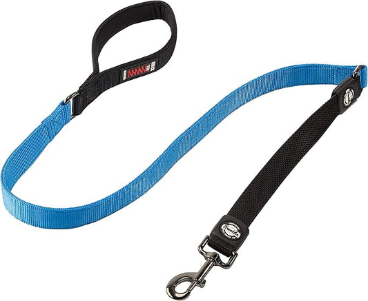 Franklin Pet Supply - Nylon Dog Leash - Comfort - Neoprene Handles- Shok-Tek Bungee System - 4 Foot - Dog Training - Walking