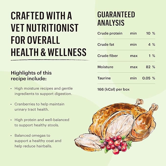 The Honest Kitchen Grain Free Minced Chicken in Bone Broth Gravy Wet Cat Food, 2.8 oz x12