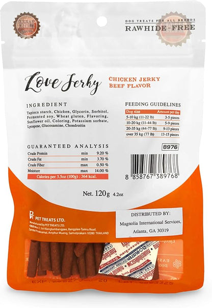 Rena's Recipe Love Jerky Chicken Jerky (Beef Flavor)