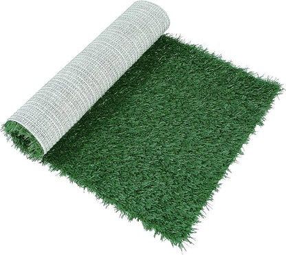 Replacement Dog Grass Pee Pad for Potty Training, Large Artificial Grass Patch for Potty Tray, Reusable & High Drainage - 33x33 Inches