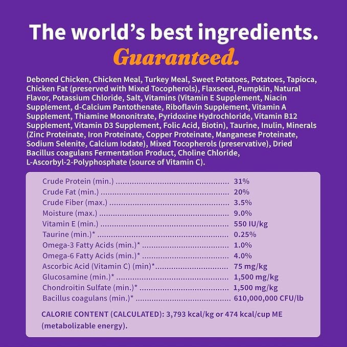 Halo Elevate Dry Dog Food, Grain Free Chicken Recipe, Small Breed, 10lb