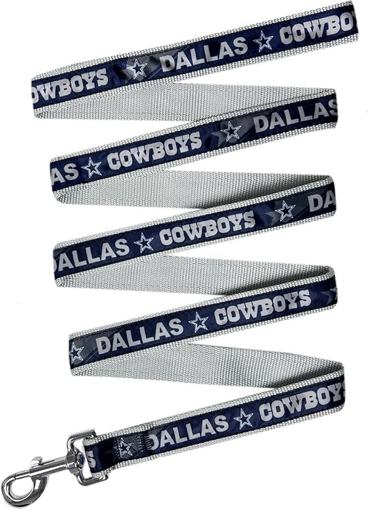 NFL PET Leash Dallas Cowboys Dog Leash, Small Football Team Leash for Dogs & Cats. A Shiny & Colorful Cat Leash & Dog Leash Licensed by The NFL