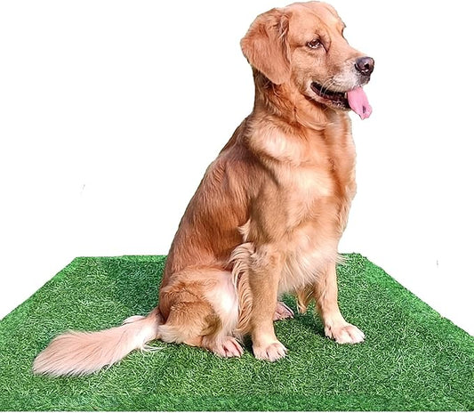 40" x 31" Artificial Grass Lawn Fake Grass Synthetic Turf, Thick Pet Mat Faux Grass for Indoor/Outdoor Landscape