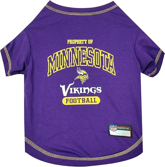 Pets First Minnesota Vikings T-Shirt, X-Small