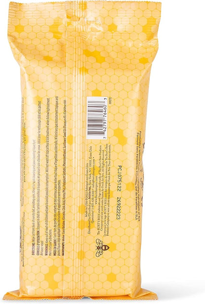 Burt's Bees for Pets Anti-Hairball Cat Wipes - Grooming Cat Wipes for Hairball Control - Cruelty Free, Formulated without Sulfates and Parabens, pH Balanced for Cats, 50 Count, 6-Pack