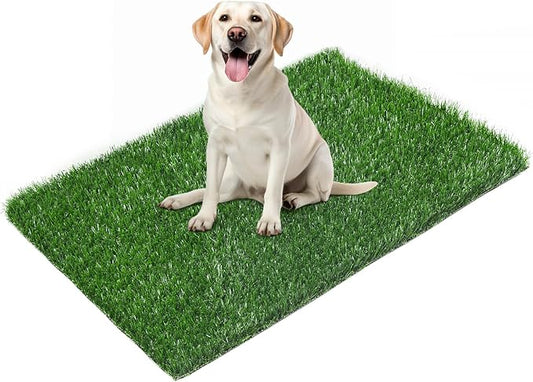 LOOBANI 39in x 24.5in Replacement Artificial Grass Puppy Training Pads, Quickly Absorbency Portable Dog Potty Grass, Fit 41x26.8in Potty Tray(1 Pack)