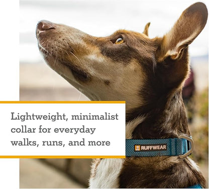 Ruffwear, Hi & Light Dog Collar, Minimal and Ultralight Collar for Everyday Walks and Runs, Alpenglow Pink, 9"-11"