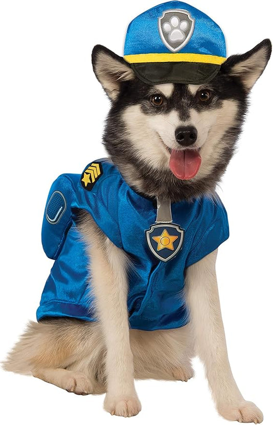 Rubie's Paw Patrol Chase Dog Costume, XL (Neck: 20", Girth: 27", Back: 28")