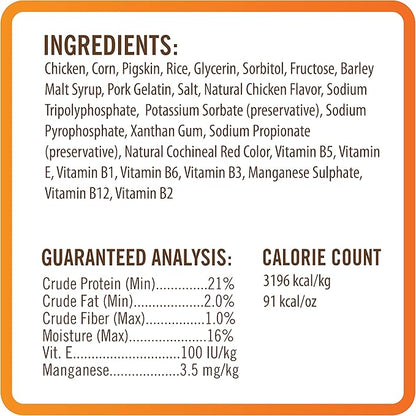 NutriChomps Dog Chews, 6-inch Braids, Easy to Digest, Rawhide-Free Dog Treats, Healthy, 4 Count, Real Chicken flavor