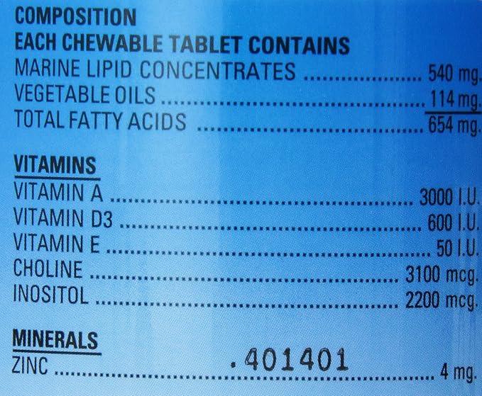 Vedco 60 Count Nutrived O.F.A. Chewable Tablets for Large Dogs