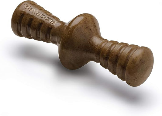 Benebone Zaggler Rolling Dog Chew Toy for Aggressive Chewers, Real Bacon, Made in USA, Large