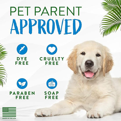 TropiClean Lime & Coconut Deshedding Dog Shampoo for Shedding Control | Natural Pet Shampoo Derived from Natural Ingredients | Cat Friendly | Made in the USA | 20 oz.