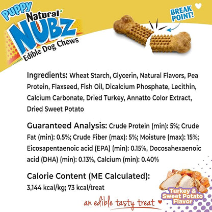Nylabone Dog Toy Gift Box, includes 3 Strong Chew Toys and 1 Dog Treat, Chew Toys for Puppies, Small/Regular (4 Count)