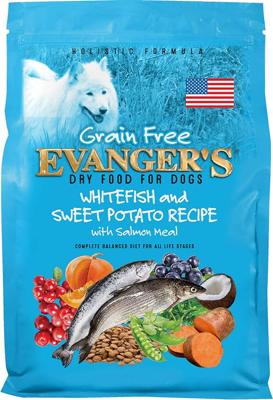 Evanger's Grain-Free Whitefish & Sweet Potato with Venison Dry Dog Food