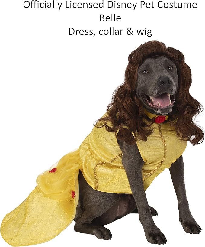 Rubie's Disney Princess Pet Costume, Belle, XXX-Large