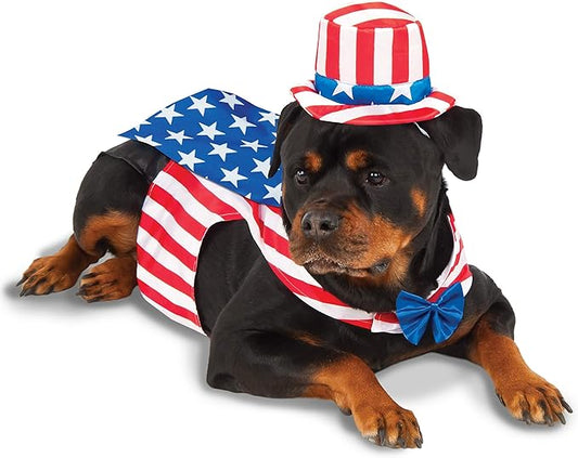 Rubie's Big Dog Boutique Uncle Sam Pet Costume, XX-Large