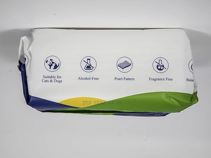 Pawaboo Dog Wipes for Paws and Butt, Unscented Hypoallergenic Pet Wipes for Dog Cat, Soft Thick Dog Grooming Wipe for Cleaning Deodorizing with Lids, Puppy Wipes for Face Ears Body- 1Pack/100Count