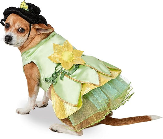 Rubie's Disney Princess and the Frog Tiana Pet Costume and Wig, As Shown, Large