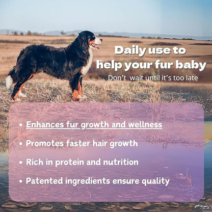 LCF Dog and Cat Skin and Coat Health Supplement - Soft Fur/Essential Nutrients/Natural Protein Source/Terrapin Egg Powder & Astaxanthin, B-Complex Vitamin - 40 Packs