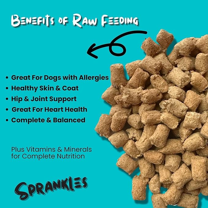 Freeze Dried Dog Food for Small & Large Breeds Dogs, 16 Oz Beef Dog Food Toppers for Picky Eatres, Made in USA - Grain Free & All Natural Freeze Dried Dog Treats Made with 96% Meat Organs