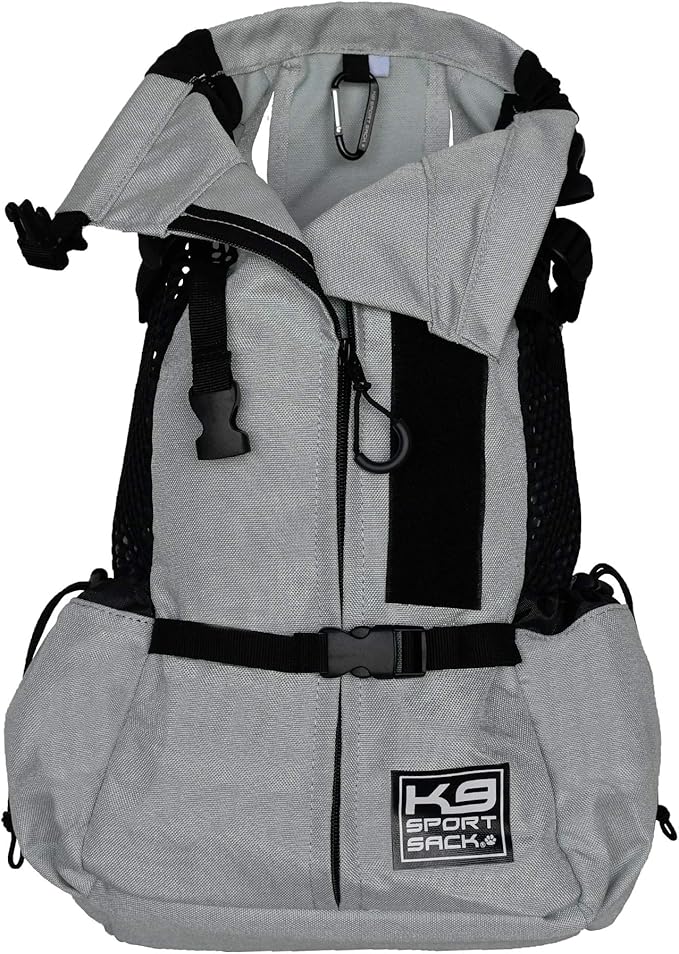 K9 Sport Sack | Dog Carrier Adjustable Backpack (X-Small, Air 2 - Charcoal Grey)